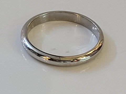 Peretti Tiffany & co platinum  wedding ring  2.2 mm size 6.5