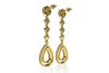 Designer Double Drop Diamond Earrings