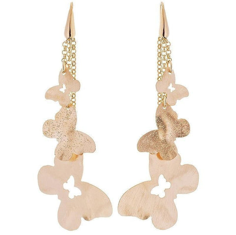 STROILI Italian Jewels Desìre Rosegold Plated Metal Earrings Cod. 1604460