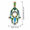 Custom Made Hamza Pendant in 14K Yellow Gold - We Have 9 Different Colors