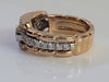 Custom made 14k Rose gold ring size 9.12