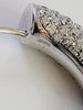 Cantamessa 18K White gold inside out Diamond Hoop Earring