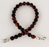 David Yurman Men's Spiritual Beads Bracelet with Tiger's Eye and Silver 6mm