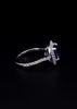 Tiffany & Co. Soleste Cushion Cut Tanzanite Double Row Diamond Ring