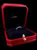 Cartier D'Amour 2.3mm Platinum Diamond Wedding Band Ring