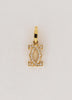 Cartier Double C-Logo 18k Yellow Gold Diamond Charm Pendant