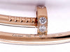 Cartier Nail Braceler  18K Rose Gold Size 17