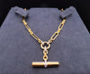 Lexington E/W Chain Necklace 18K Yellow Gold with Diamonds, 6.5mm