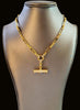 Lexington E/W Chain Necklace 18K Yellow Gold with Diamonds, 6.5mm