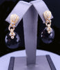 Judith Ripka 18K Onyx and Diamond Drop Earrings
