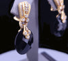 Judith Ripka 18K Onyx and Diamond Drop Earrings