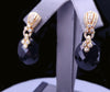 Judith Ripka 18K Onyx and Diamond Drop Earrings