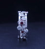 TIFFANY & CO. Ruby Diamond Platinum Bubbles Band Ring Size: 9.25