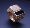Gold Nugget Ring 18K Yellow Gold