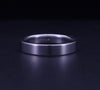Tiffany & Co. Platinum Band Ring Straight Edge 4 mm Wide