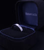 Tiffany & Co. Platinum Band Ring Straight Edge 4 mm Wide