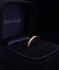Tiffany & Co 18K Yellow Gold Ring 3mm Lucida Wedding Band Ring