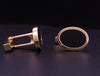 Vintage Tiffany & Co 14K Yellow Gold& Black Onyx Cufflinks