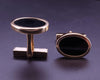 Vintage Tiffany & Co 14K Yellow Gold& Black Onyx Cufflinks