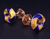 Verdura Exclusive Worldwide Gold & Enamel Oval Cufflinks