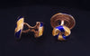 Verdura Exclusive Worldwide Gold & Enamel Oval Cufflinks