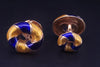 Verdura Exclusive Worldwide Gold & Enamel Oval Cufflinks