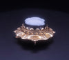 Vintage 14k Yellow Gold Cameo Brooch / Pendant with Black Onyx
