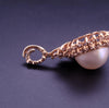 Pearl Pendant with Diamond in  14K Yellow Gold