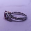 Classic Oval Ruby & Diamond Ring in Platinum
