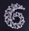 18K White Gold Filigree Wreath Brooch