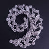 18K White Gold Filigree Wreath Brooch