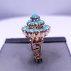 Vintage Turquoise Ring in 14K Yellow Gold