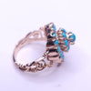 Vintage Turquoise Ring in 14K Yellow Gold