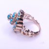 Vintage Turquoise Ring in 14K Yellow Gold