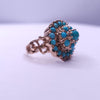 Vintage Turquoise Ring in 14K Yellow Gold