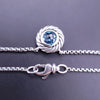 David Yurman Blue Topaz Color Classic Necklace