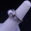 David Yurman Sterling Silver Diamond Ring