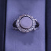 David Yurman Sterling Silver Diamond Ring