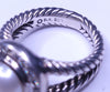 David Yurman Sterling Silver Diamond Ring, Size 5.75