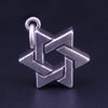 Star of David Pendant Sterling Silver