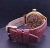 Gold plated Vintage Skeleton Men's Omega Watch