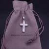 David Yurman Sterling Silver Cross Pendant 34mm