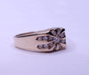 14K Yellow Gold Cluster Ring with Diamond 14,75