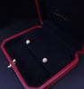 Cartier d'Amour stud earrings, 2 diamonds, medium model
