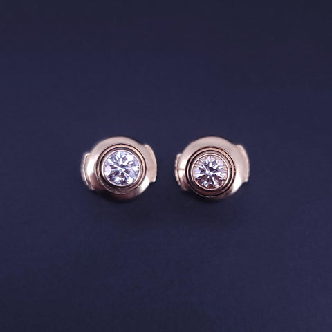 Cartier d'Amour stud earrings, 2 diamonds, medium model