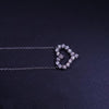 Tiffany & CO Heart Pendant  with Diamonds in Platinum 950