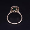 Custom Made 14K Yellow Gold Ring with Emerald & Diamond 6.25