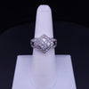 Custome Made Diamond Ring in 18K White Gold S 6.5
