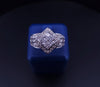 Custome Made Diamond Ring in 18K White Gold S 6.5