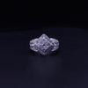 Custome Made Diamond Ring in 18K White Gold S 6.5
